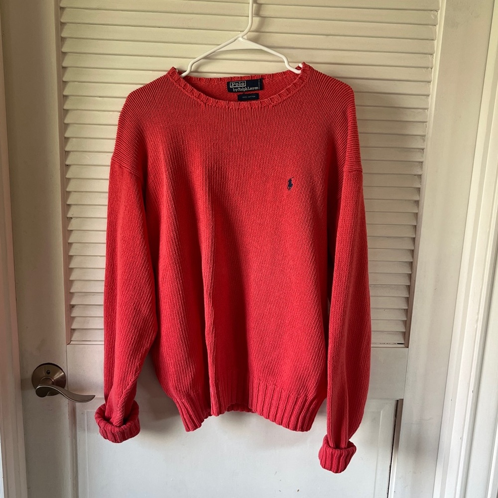 Polo by Ralph Lauren woman’s coral sweater